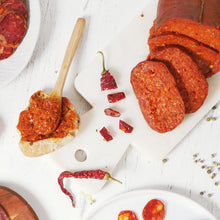 Carica l&#39;immagine nel visualizzatore di Gallery, CONFEZIONE DI SCALDA&#39;NDUJA E &#39;NDUJA DI SUINO NERO
