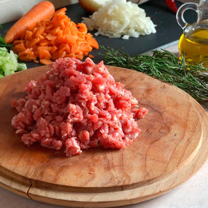 Impasto di salsiccia dolce di Suino Nero di Calabria