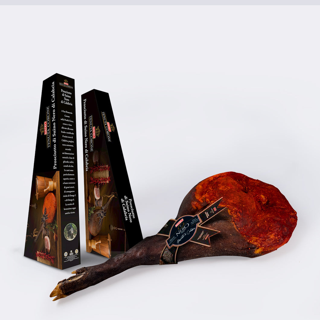 Prosciutto crudo di Suino Nero di Calabria intero circa 7 kg