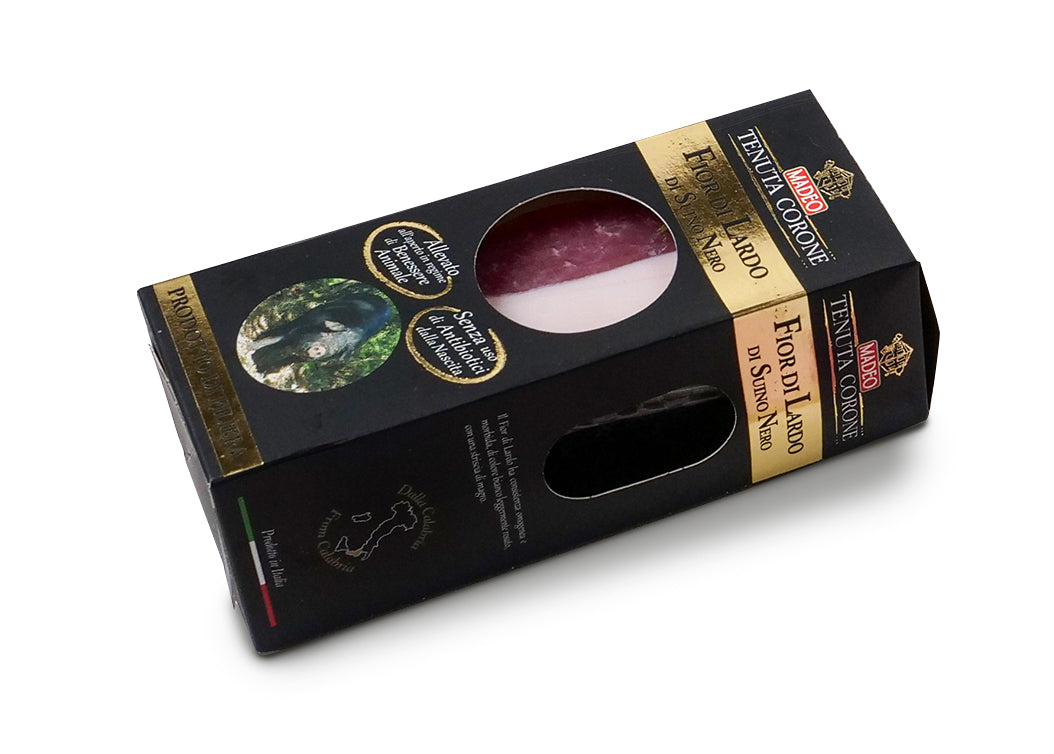 Fior di lardo di Suino Nero di Calabria 230 gr