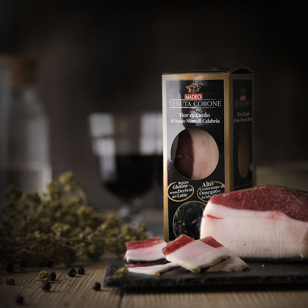 Fior di lardo di Suino Nero di Calabria 230 gr - immagine 3