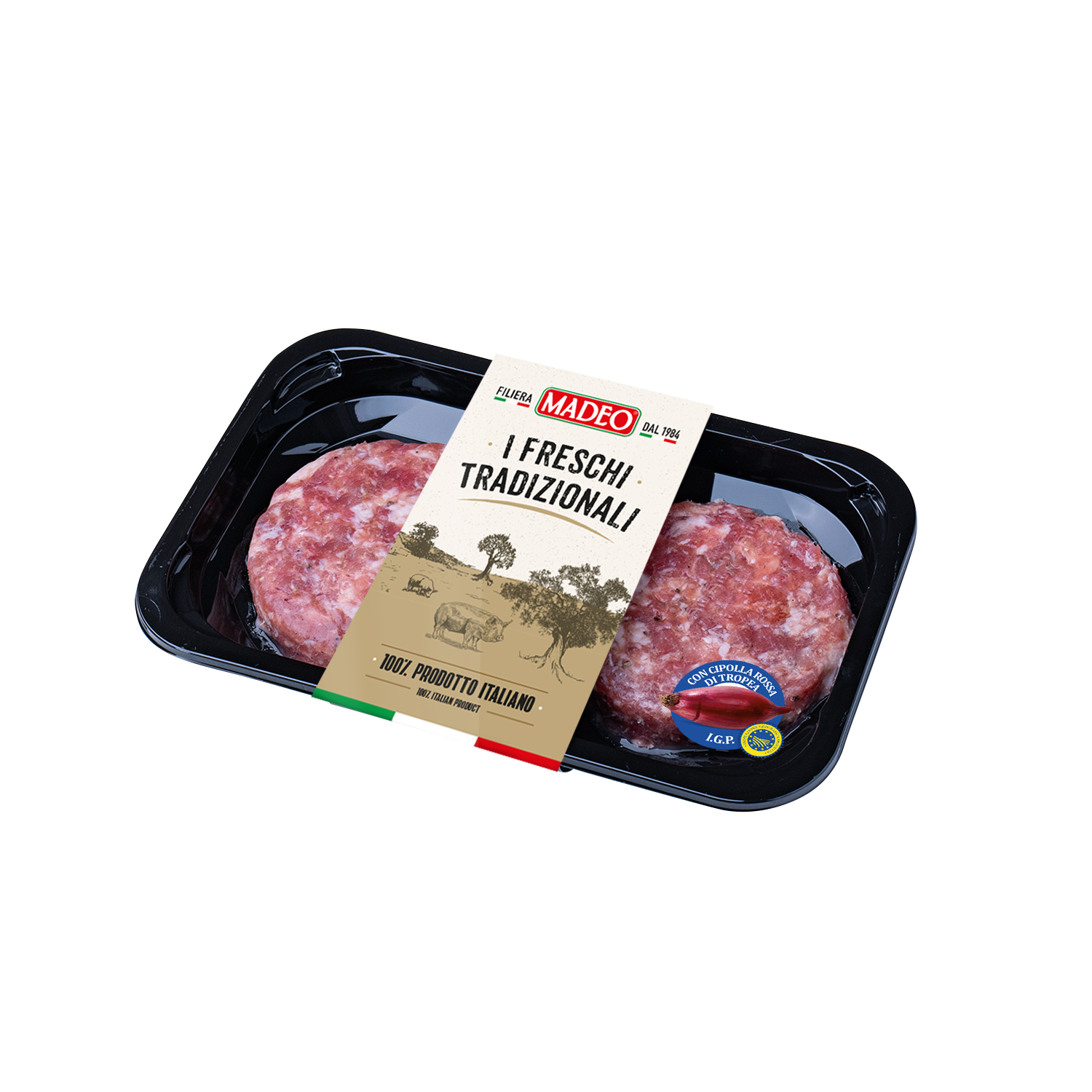 Hamburger con cipolla rossa di Tropea Calabria IGP