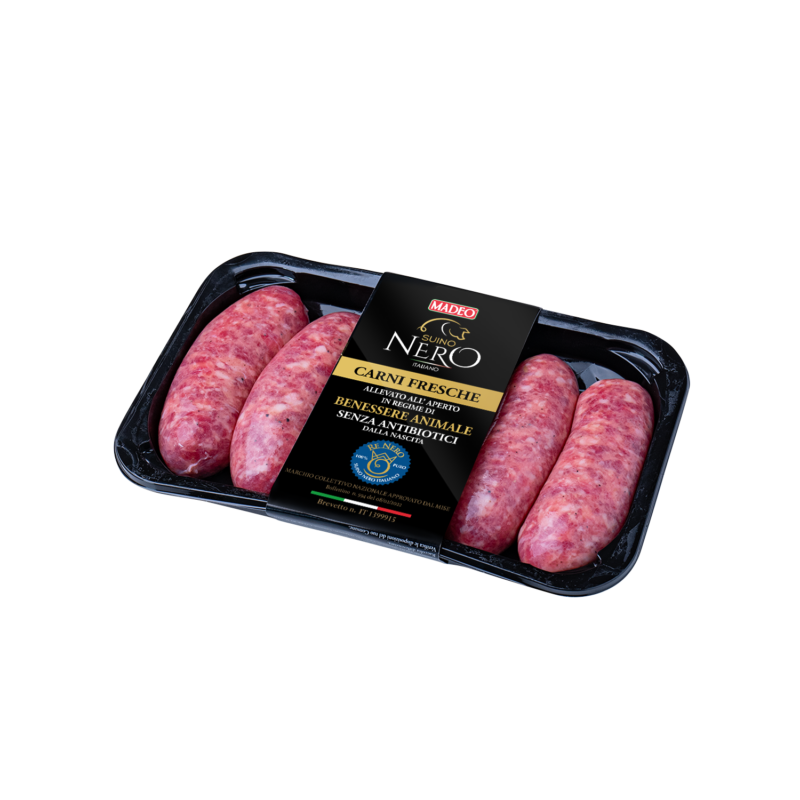 Salsiccia bianca fresca di Suino Nero di Calabria