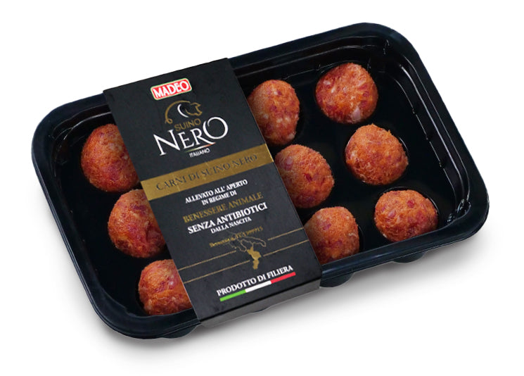 Polpette di Suino Nero di Calabria alla 'Nduja piccante