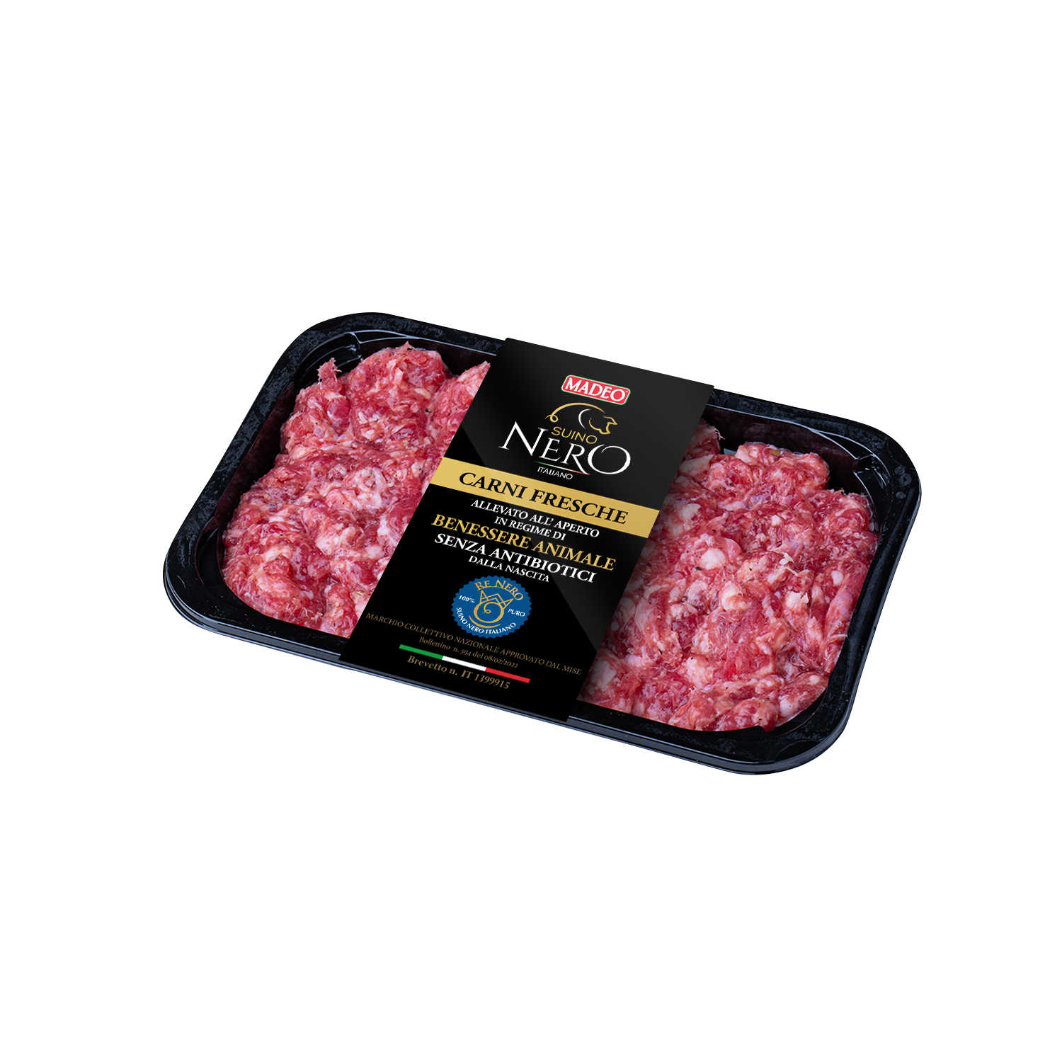 Impasto di salsiccia dolce di Suino Nero di Calabria