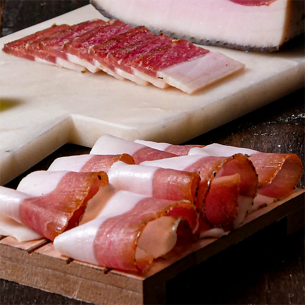 Fior di lardo di Suino Nero di Calabria 230 gr - immagine 4