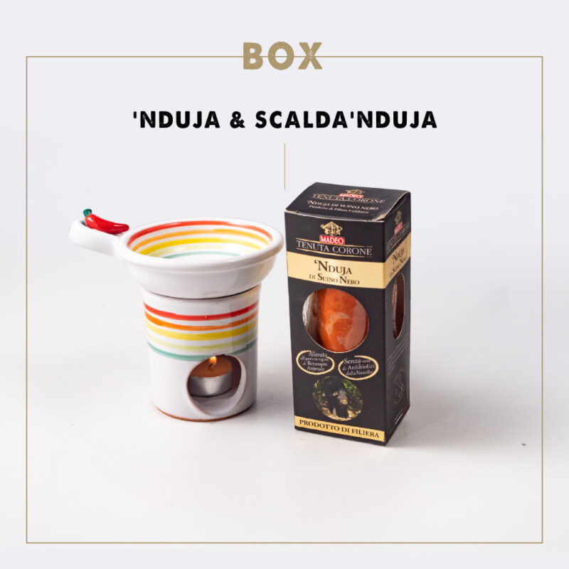 CONFEZIONE DI SCALDA'NDUJA E 'NDUJA DI SUINO NERO