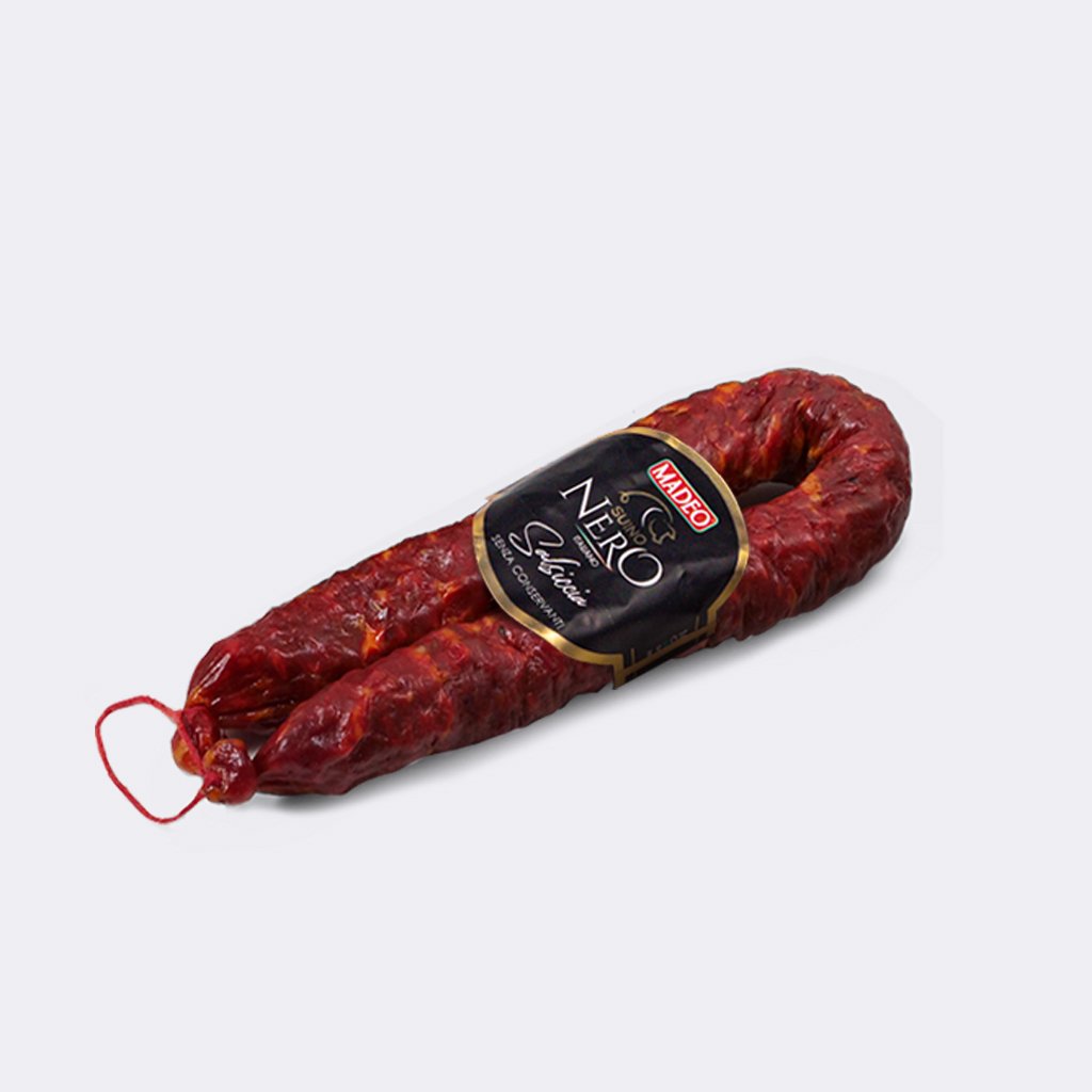Salsiccia piccante di Suino Nero di Calabria 300 gr