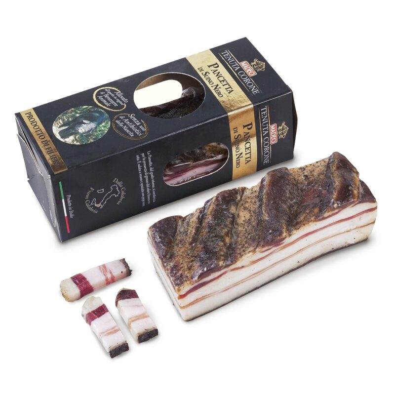 Pancetta di Suino Nero di Calabria 200 gr